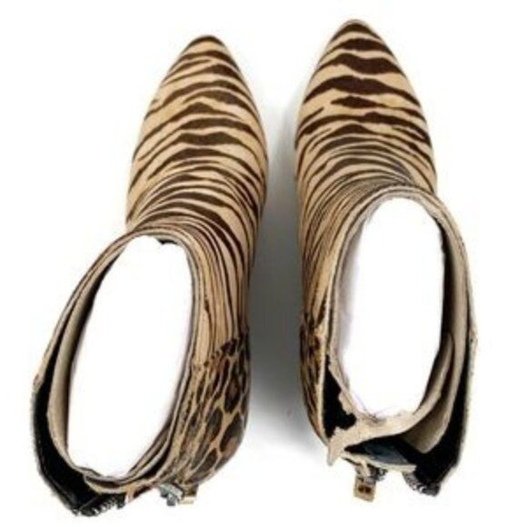 Dolce Vita Coltyn Calf Hair Leopard Ankle Bootie Size 7M Might Fit More Like 6.5 - Picture 5 of 15